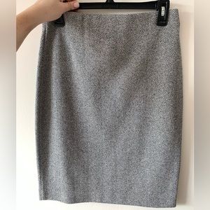 Ann Taylor Grey Pencil Skirt